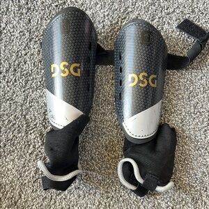DSG Black and Gold Shin Guards